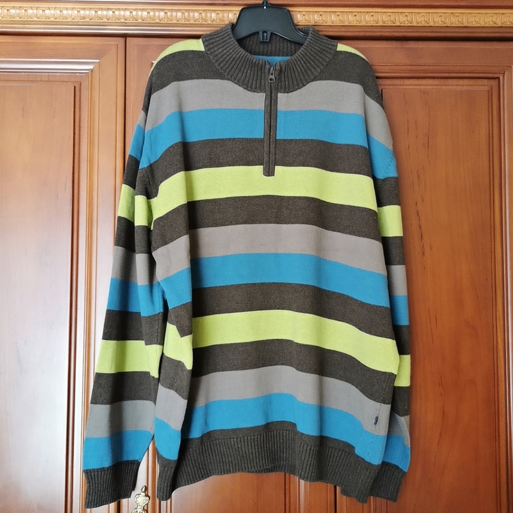 Paul Stuart Striped Cotton Sweaters